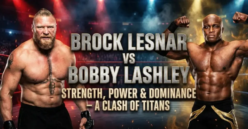 Brock Lesnar vs Bobby Lashley