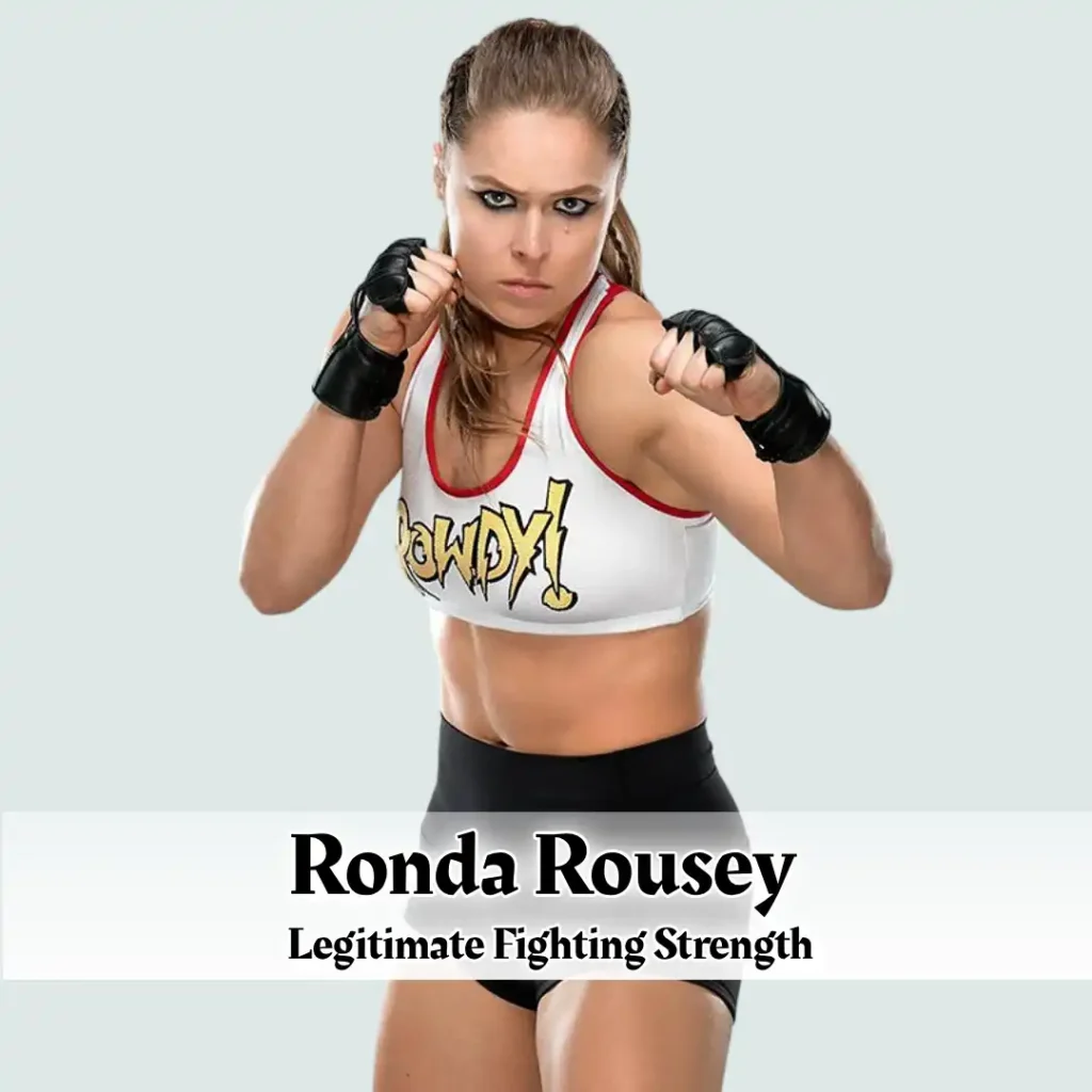 Ronda Rousey Strongest WWE Female Wrestlers
