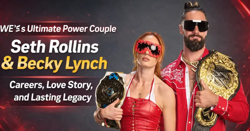 Seth Rollins and Becky Lynch