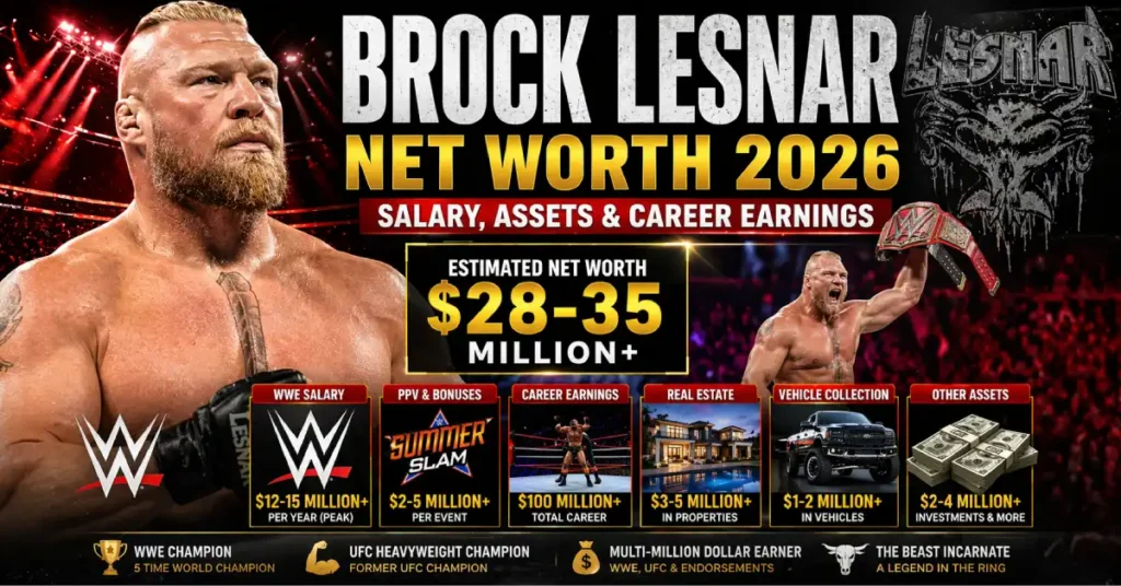 Brock Lesnar Net Worth 2026: Salary, Assets & Career Earnings