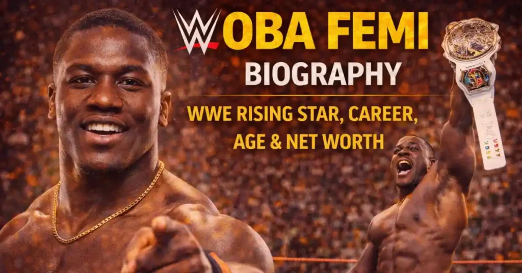 Oba Femi Biography: WWE Rising Star, Career, Age & Net Worth