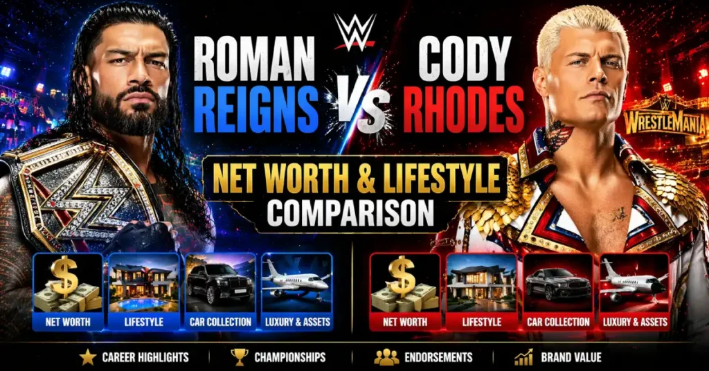 Roman Reigns vs Cody Rhodes Net Worth & Lifestyle Comparison