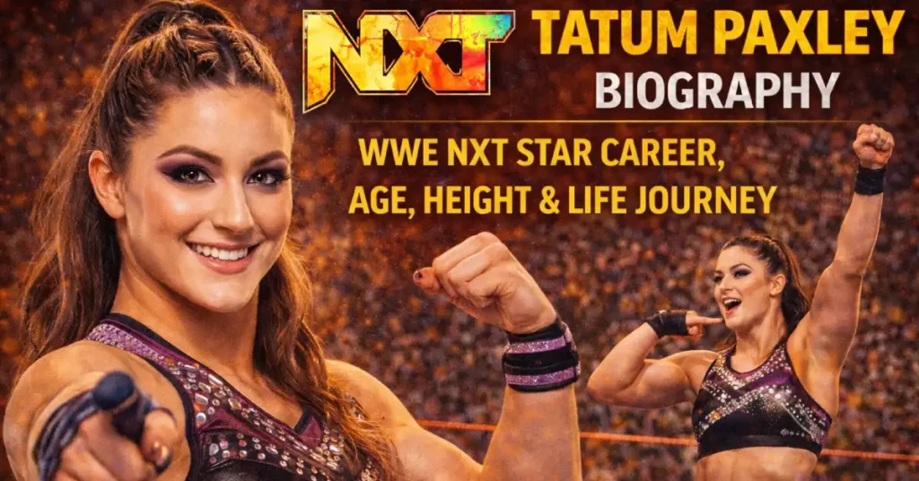 Tatum Paxley Biography: WWE NXT Star Career, Age, Height & Life Journey
