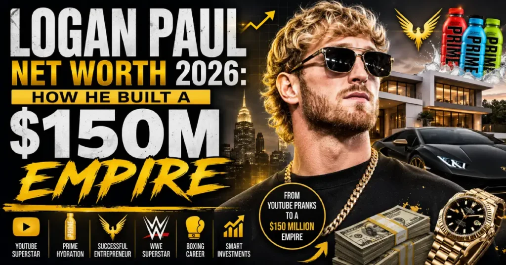 Logan Paul Net Worth 2026: How He Built a $150M Empire