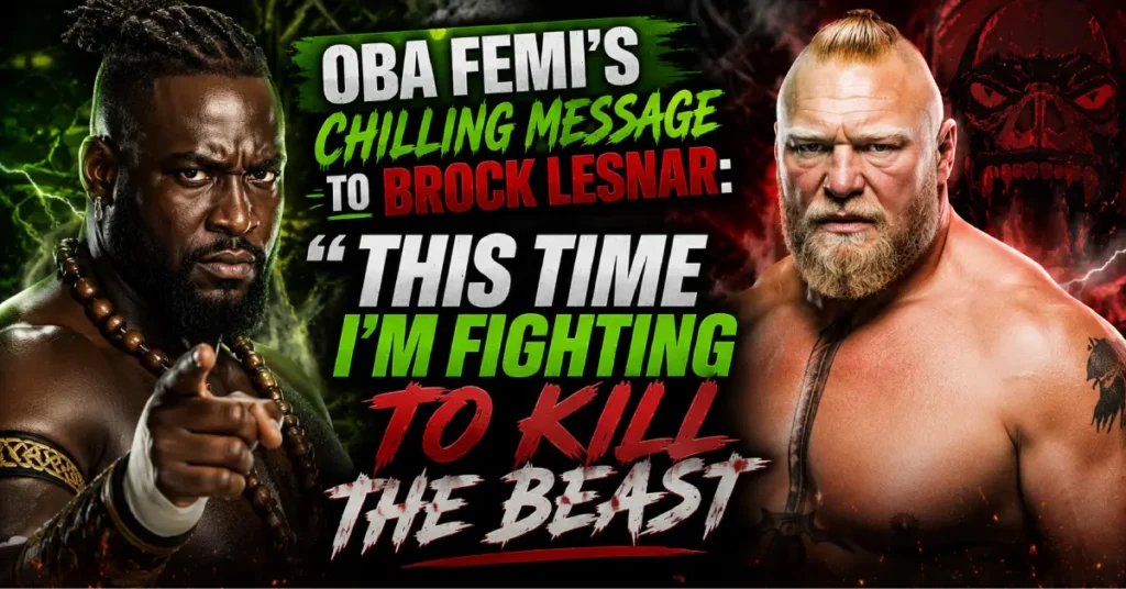 Oba Femi Brock Lesnar Clash in Italy 2026