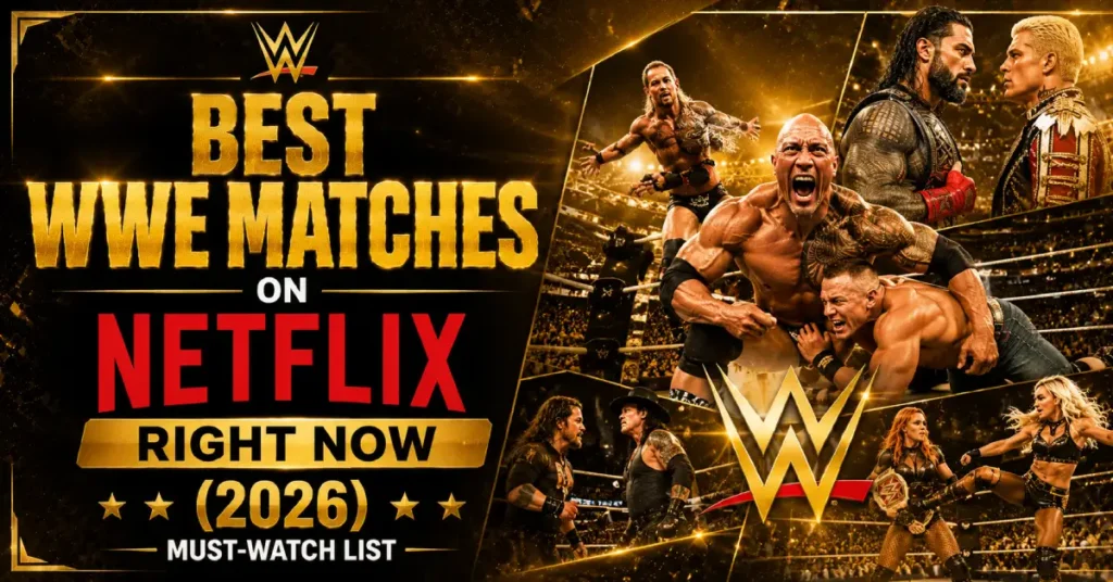 Best WWE Matches on Netflix Right Now (2026) – Must-Watch List