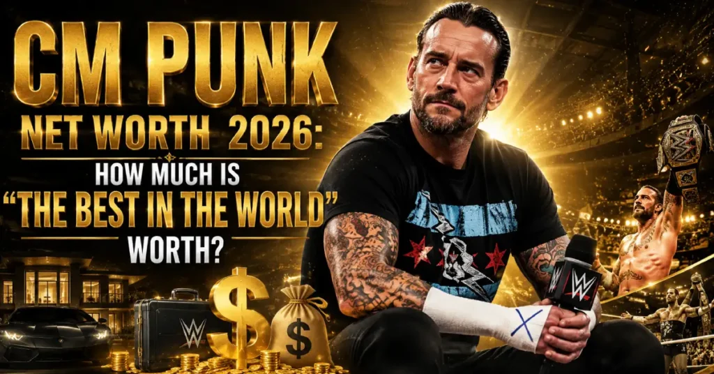 CM Punk Net Worth 2026: How Much Is "The Best in the World" Worth?