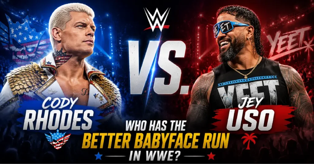 Cody Rhodes vs. Jey Uso: Who Has the Better Babyface Run in WWE?