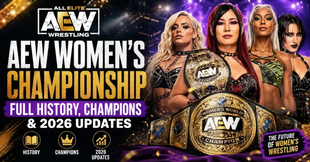 AEW Women's Championship: Full History, Champions & 2026 Updates