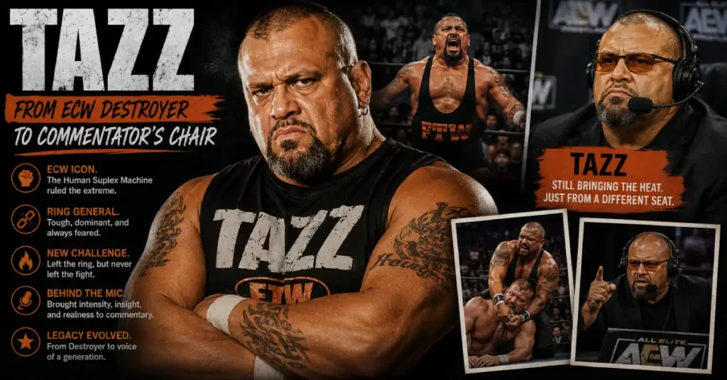 Tazz — From ECW Destroyer to Commentator's Chair