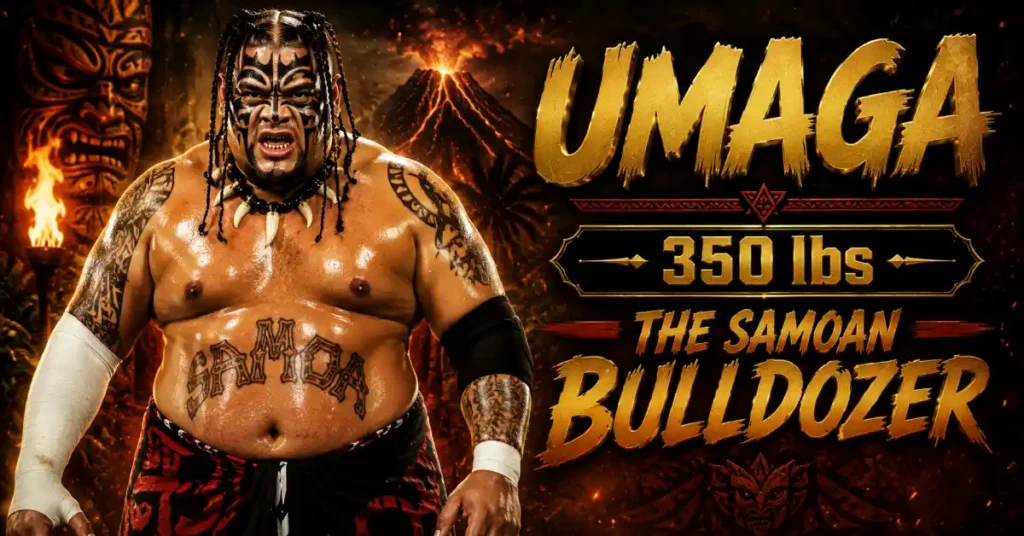 Umaga — 350 lbs | The Samoan Bulldozer