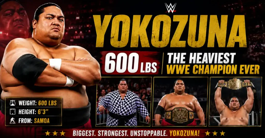 Yokozuna — 600 lbs | The Heaviest WWE Champion Ever