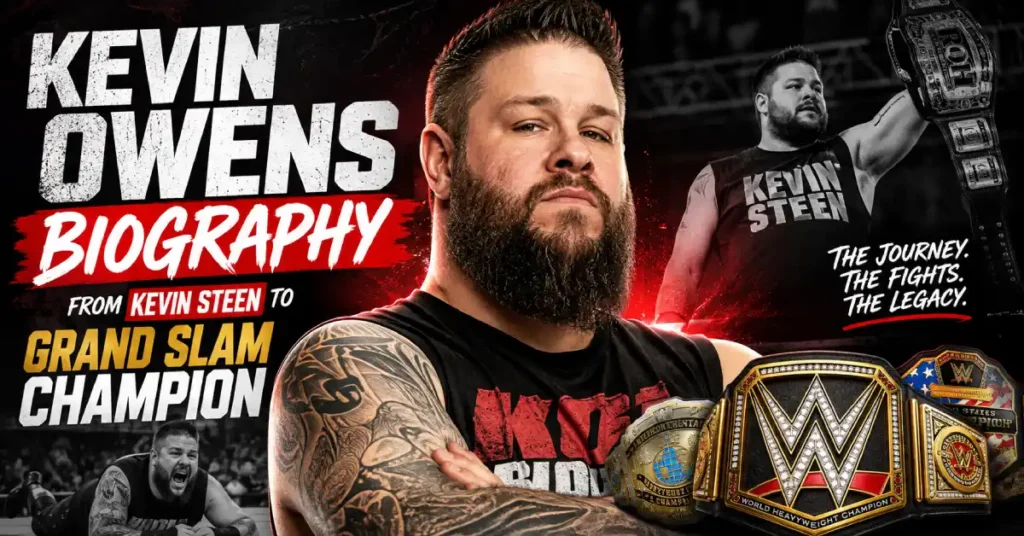 Kevin Owens Biography: From Kevin Steen to Grand Slam Champion